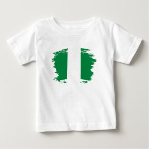 Nigeria flagga t shirt