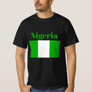 Nigeria Flagga T-Shirt