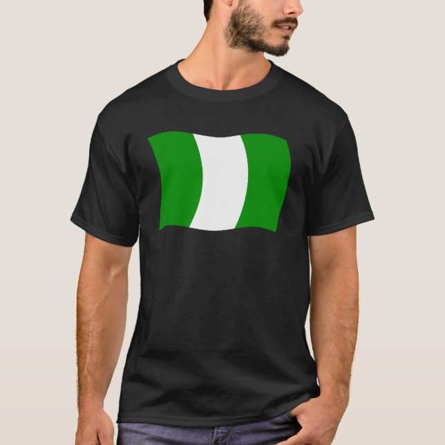 Nigeria Flagga Tröja (Framsida)