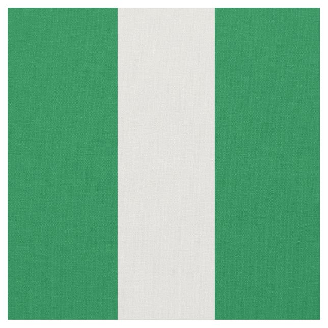 Nigeria flagga tyg (Närbild)