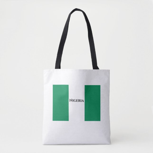 Nigeria Flagga Tygkasse (Framsida)