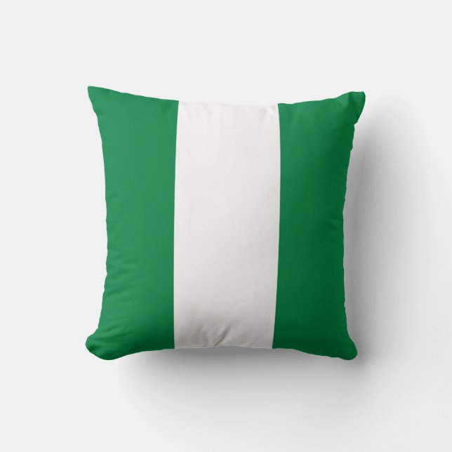 Nigeria Flagga x Flagga Pillow Kudde (Framsida)