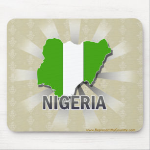 Nigeria flaggakarta 2,0 musmatta