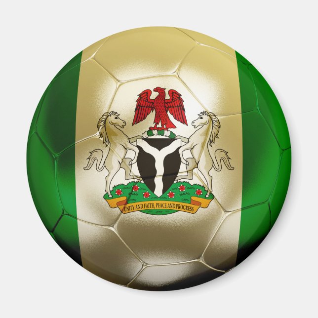 Nigeria Football Magnet (Framsidan)