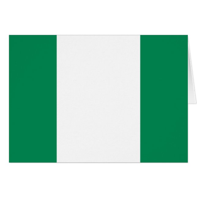 nigeria hälsningskort (Framsidan Horizontal)