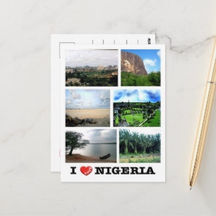 Nigeria - I Kärlek - Vykort