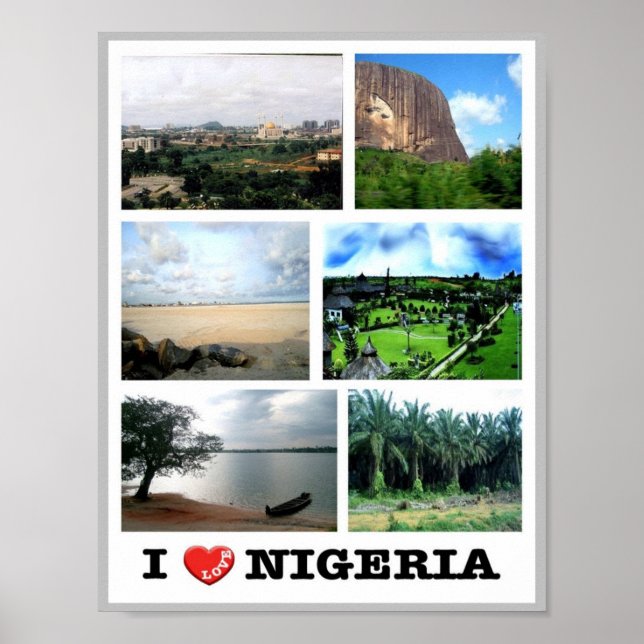 Nigeria - I Love - Poster (Framsidan)