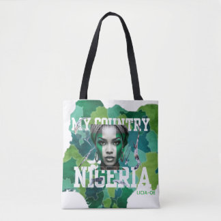 “Nigeria-Inspirerad Totebag – Fira Kultur & Jag”, Tygkasse