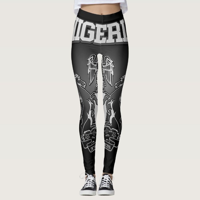 Nigeria Jackar om Arm Leggings (Framsida)
