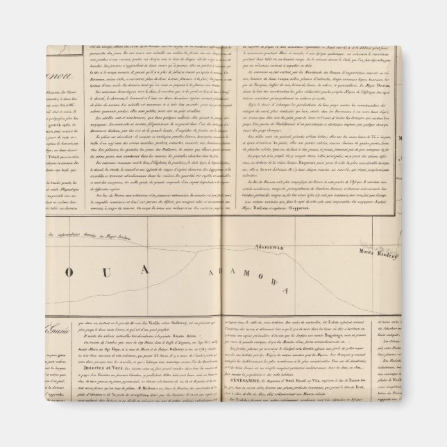 Nigeria, Kamerun Magnet (Framsidan)