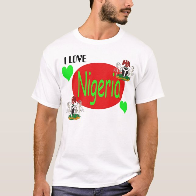 NIGERIA kopierar, Nigeria_coa, Nigeria_coa, MIG T Shirt (Framsida)