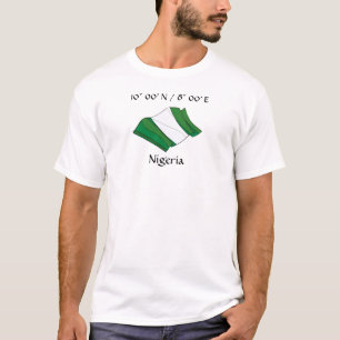 Nigeria Land Flagga T-Shirt