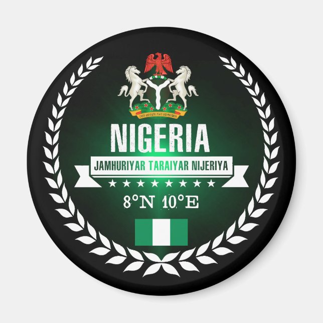 Nigeria Magnet (Framsidan)