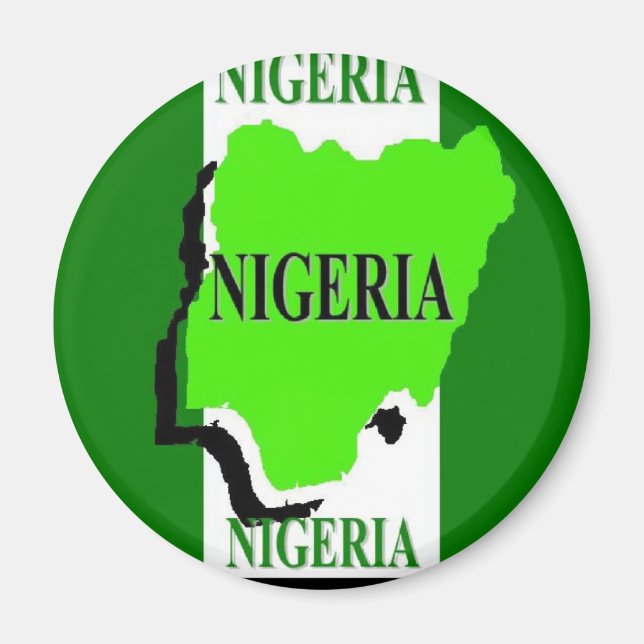 Nigeria Magnet (Framsidan)