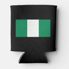 Nigeria med Nigerias Flagga (Väster Afrika)