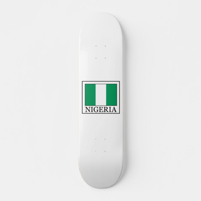 Nigeria Mini Skateboard Bräda 18,5 Cm (Framsida)