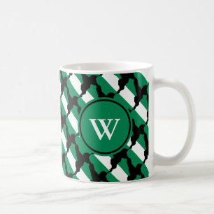 NIGERIA NAIJA Blsed Nation Monogram Christian Kaffemugg