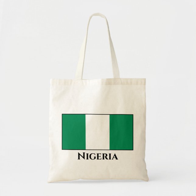 Nigeria (Nigeria) Flagga Tygkasse (Framsidan)