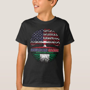 Nigeria Nigerias amerikanska USA, Förenta Stater T Shirt