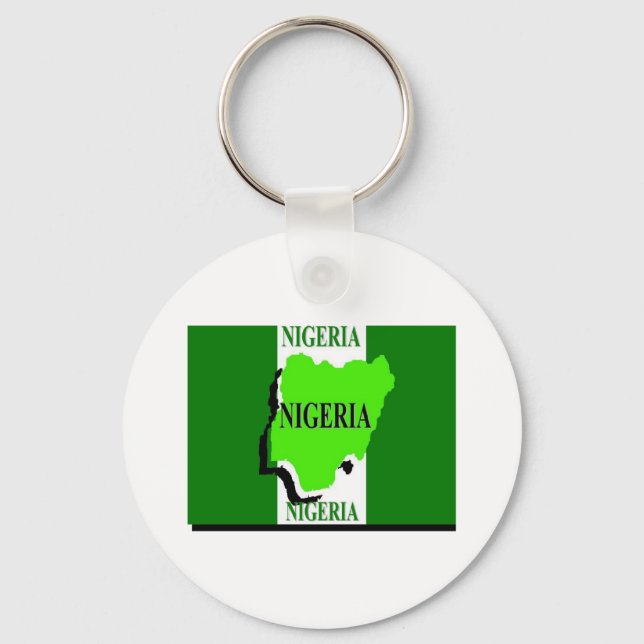 Nigeria Nyckelring (Framsida)