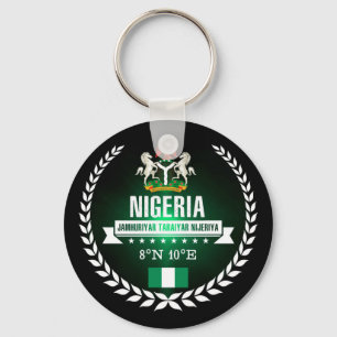 Nigeria Nyckelring