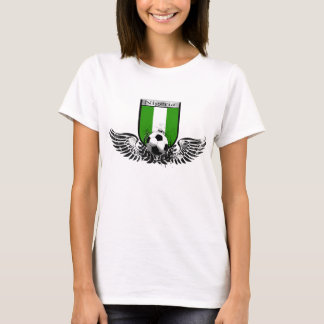 Nigeria påskyndade fotbollfotbollemblemen skyddar t-shirt