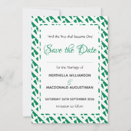 NIGERIA Patriotic Custom Scripture Naija Wedding Spara Datumet
