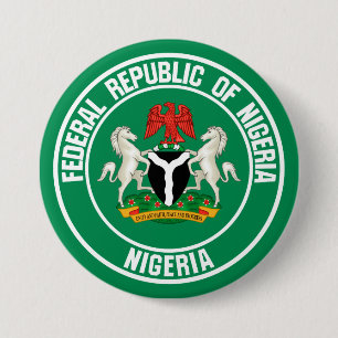 Nigeria Rundemblem Knapp
