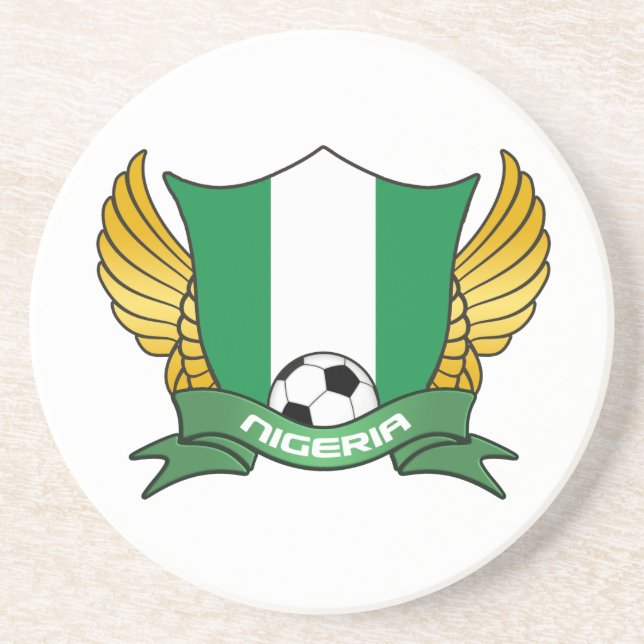 Nigeria Soccer Underläggs Underlägg (Framsidan)