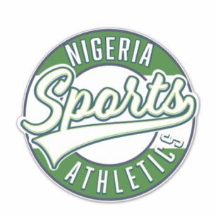 Nigeria Sports Athletic logotyp Klistermärken