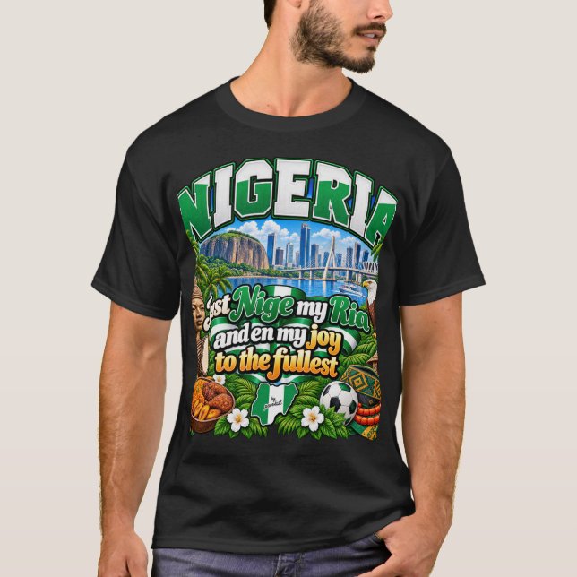 Nigeria T-shirt (Framsida)