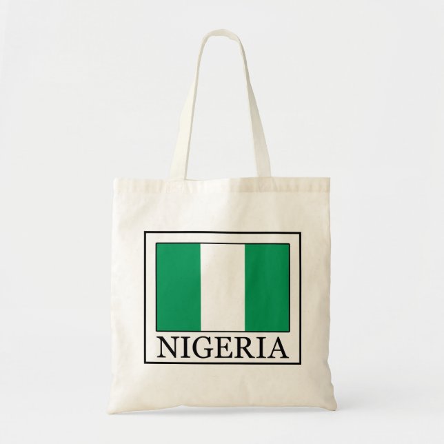 Nigeria tobag tygkasse (Framsidan)