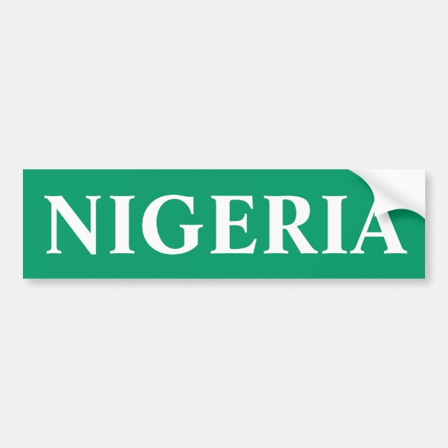 Nigeria Toppen Eagles Bildekal (Framsidan)