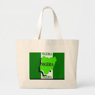 Nigeria tote bags jumbo tygkasse