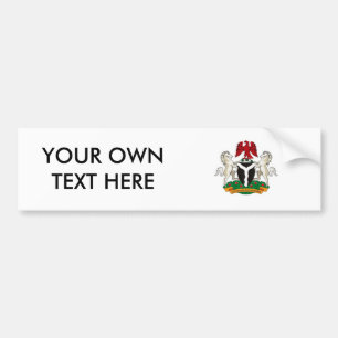 Nigeria vapensköld bildekal