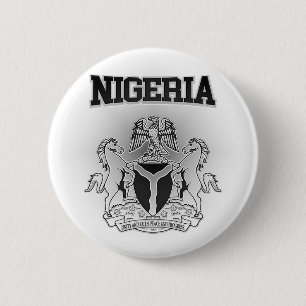 Nigeria vapensköld knapp