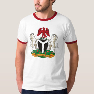 Nigeria vapensköld t-shirt