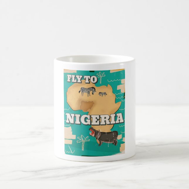 Nigeria Vintage Resemalmanacka Kaffemugg (Center)