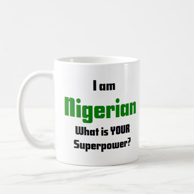 nigerian kaffemugg (Vänster)