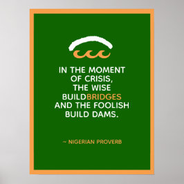 Nigerian Proverb Poster