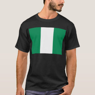 Nigeriansk flagga t-shirt