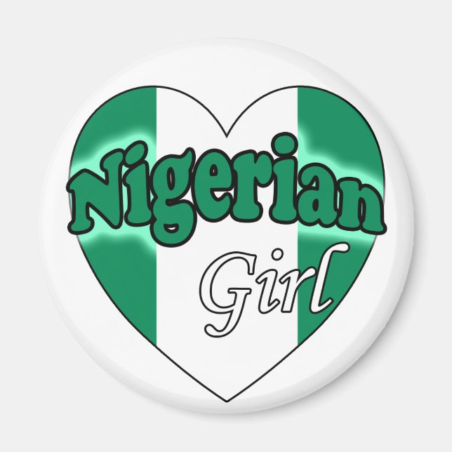 Nigeriansk flicka magnet (Framsidan)