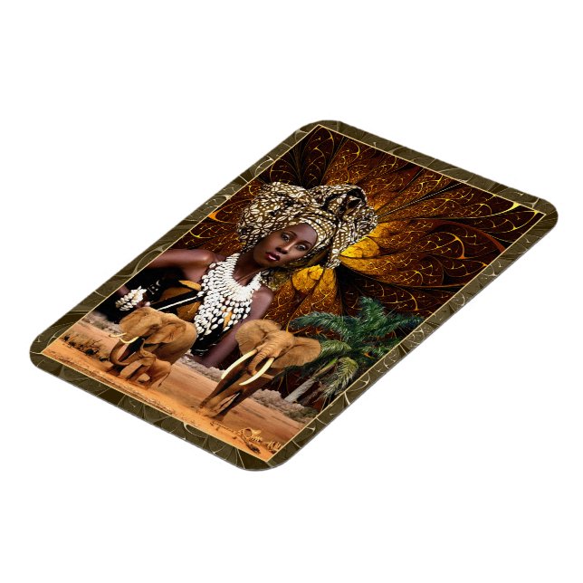 Nigeriansk Priestess Magnet (Vänstra Sidan)