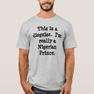 Nigeriansk Prince Kostymera T Shirt