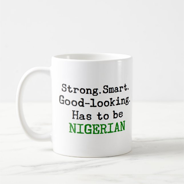 nigeriansk stark kaffemugg (Vänster)