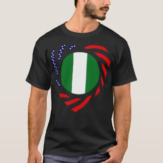 Nigerianska amerikanska multinationella patriot Fl T Shirt