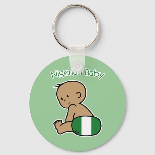 Nigerianska Baby Nyckelring (Framsida)
