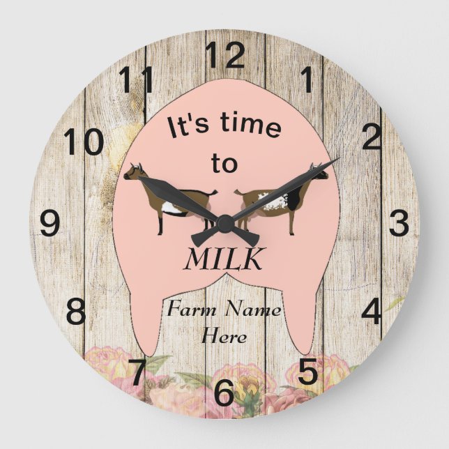 Nigerianska Dwarf Dairy Goat Farm Udder Stor Klocka (Framsida)