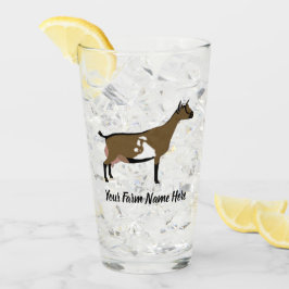 nigerianska Dwarf Dairy Goat Glaskopp