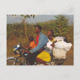 Nigerianska familjen vykort